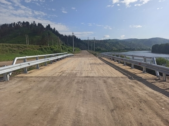 Рухнувший из-за паводков в 2021 году мост восстановили в селе Забайкалья